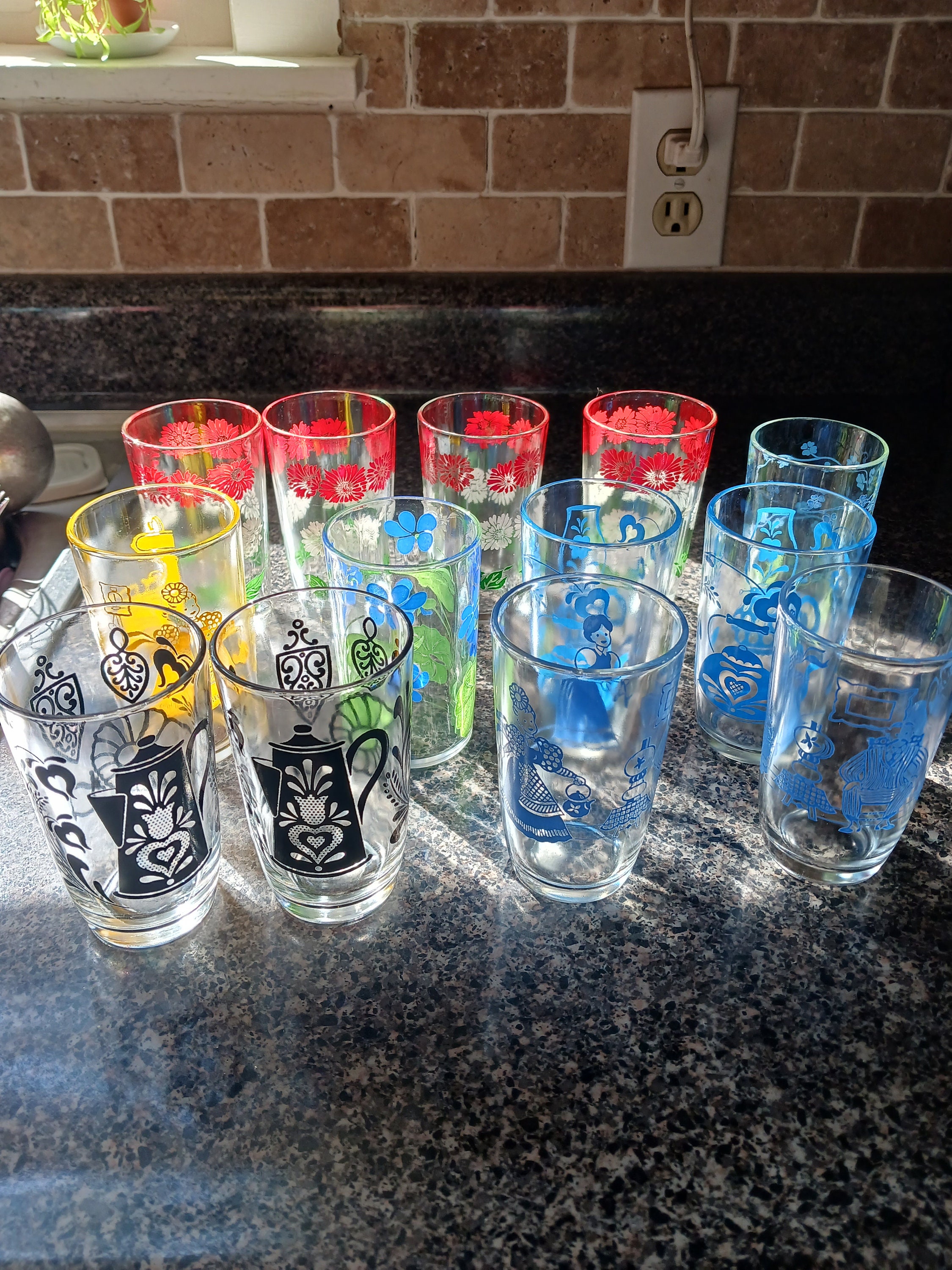Hazel Atlas Glasses Tumblers - Etsy