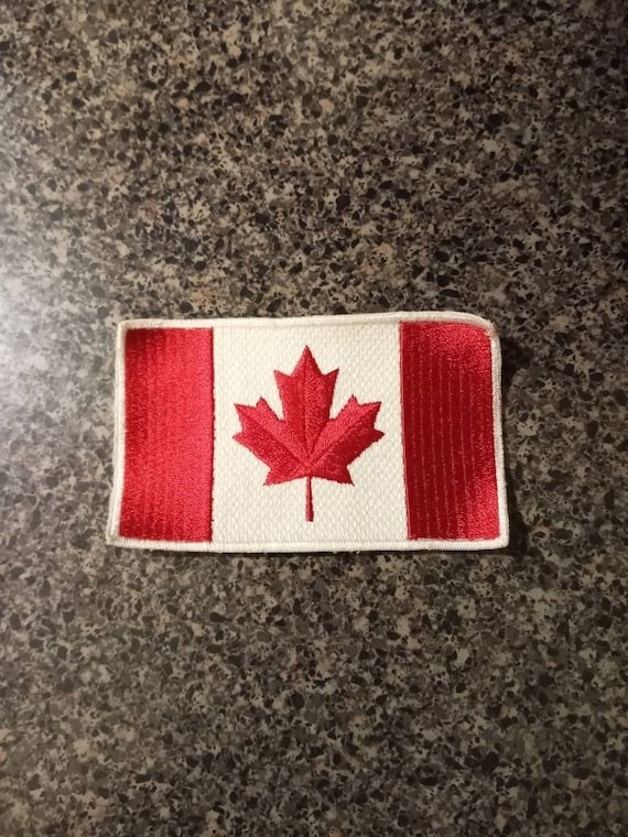 Vintage Canadian Flag Clothing Patch Gem