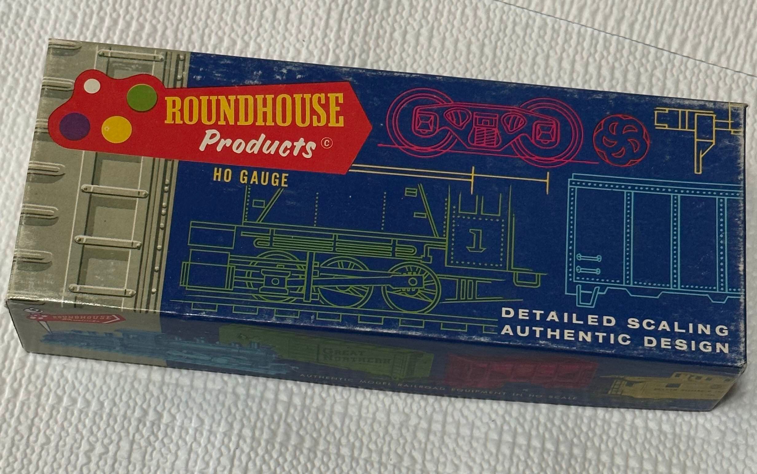 Vintage Roundhouse Products HO Gauge Train Model Die Casting Flat Cars