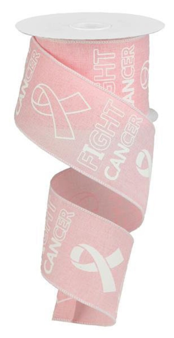 Wired Pink Breast Cancer Awareness Bow (2.5