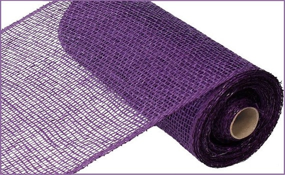 Poly Burlap Mesh 10 Inches X 10 Yards purple 