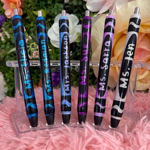 Teacher Crayon Crayola Glitter Pens | InkJoy Glitter Pen | Personalizable Teacher Gift | Back to School image 7