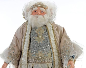 Katherine's Collection Treasures Santa Doll---32"
