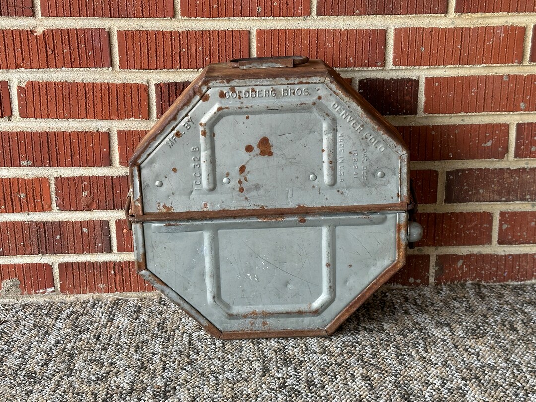 Vintage Goldberg Bros Movie Film Reel Case Canister Projector Cinema