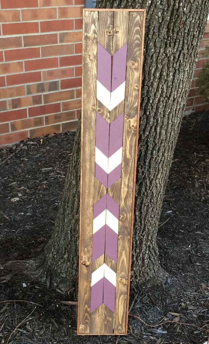 Rustic Geometric Wood Decor Etsy