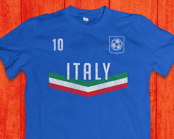 Personalised Italy Soccer Shirt Italian National Team - Etsy Finland