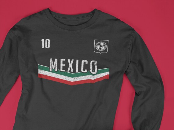 Mexico Long Sleeve Soccer Shirt Mexican 