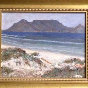 SOLD -Table Mountain, View of Cape Town, South Africa Landscape - SOLD
