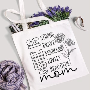 Mom Affirmation Bag/ Mom accessories /Mom Statement Bag /Empowering Mom Tote Bag / Gifts under 30/ Personalized tote bag/ Inspirational Gift