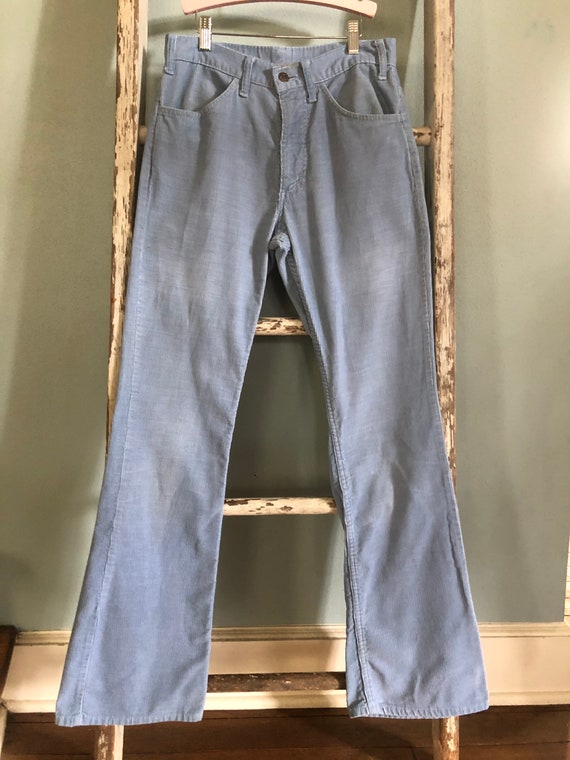 Vintage 70s Levi’s Corduroy Flared Pants, bell bot