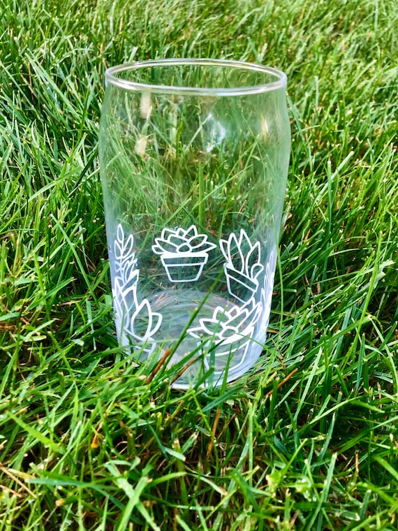 Plant Love Glass L Succulent Glass Cute Glass Can 