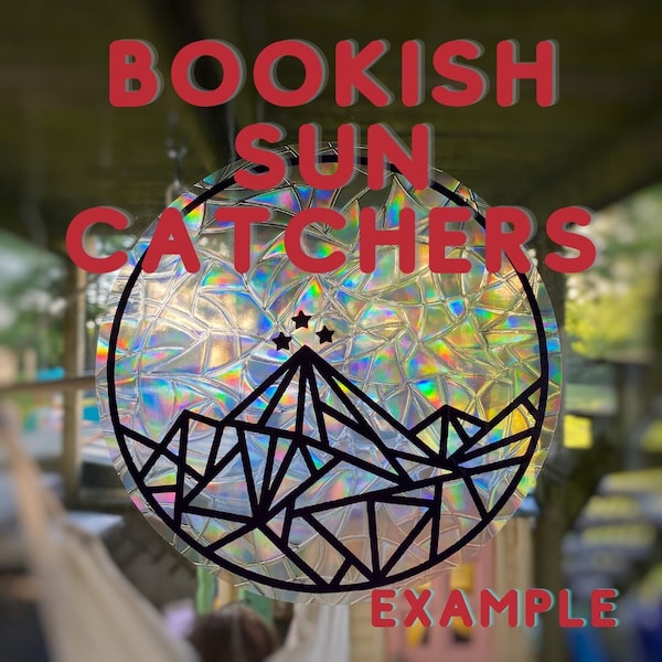 Bookish Sun Catchers - Window Cling, Window Decal, ACOTAR, Book BoyFriend, Book Girlfriend