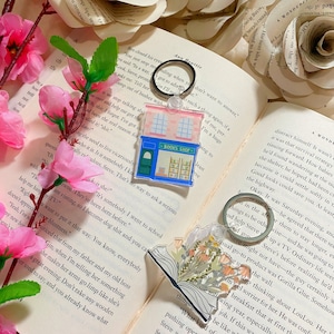 Bookish Acrylic Inspired Keychain