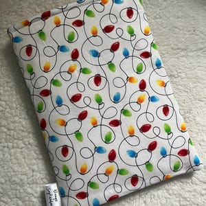 White Stringed Lights Bookish Sleeve/iPad/Tablet Cover