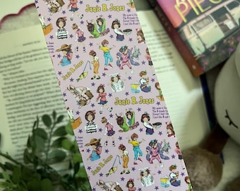 Marcapáginas inspirado en Junie B, marcapáginas para club de lectura, marcapáginas bonitos, marcapáginas divertidos, regalos para amantes de los libros