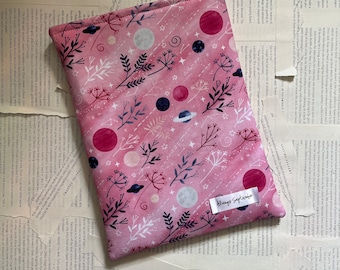 Pink & Purple Stars Bookish Sleeve/iPad/Tablet Cover