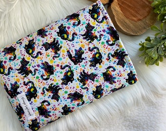 Black Cat Paint Attack Bookish Sleeve/iPad/Tablet Cover