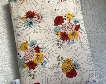 Custodia per iPad/tablet/libro con campi floreali autunnali