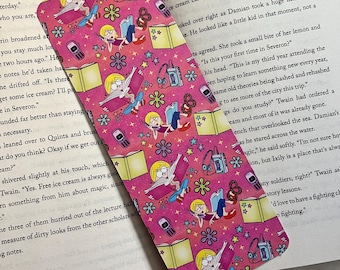 Totally Booked Y2K Inspired Bookmark, Book Club Bookmark, Cute Bookmarks, Romance Bookmark, Bookworm Gifts, Book Lovers