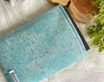 Glistening  Blue and Silver Bookish Sleeve/iPad/Tablet Cover