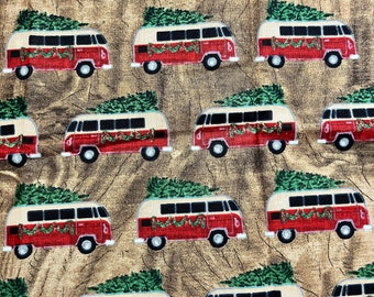 Red Winter VW with Tree Bookish Sleeve/iPad/Tablet Cover