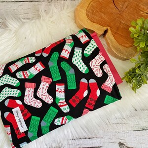 Holiday Socks Bookish Sleeve/iPad/Tablet Cover