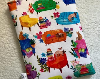 Reading Buddies & Relaxation Bookish Sleeve / iPad / Tablet / Kindle Cover