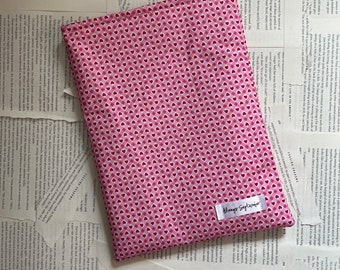 Lovely Plaid Hearts Bookish Sleeve/iPad/Tablet Cover