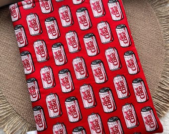 Diet Pop Girlie Cans Inspired Bookish Sleeve / iPad / Tablet / Kindle Cover