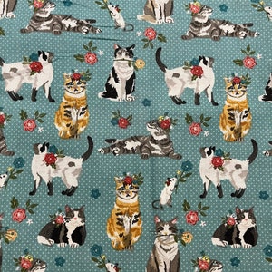 Floral Cats Bookish Sleeve/iPad/Tablet Cover