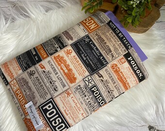 Poison Labels Housse livresque/iPad/Protection pour tablette