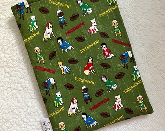A Doggy Touchdown Bookish Sleeve/iPad/Tablet/Kindle Sleeve