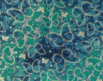 Funda/Funda para iPad/Tablet con diseño de mariposas azules y verde azulado