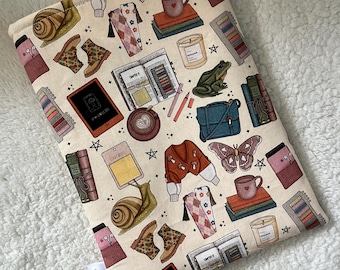 Capa estética para leitura Cottagecore de outono / iPad / Tablet / Kindle