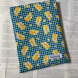 Lemonade Plaid Picnic Bookish Sleeve/iPad/Tablet Cover