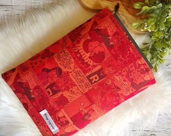 Red Archie Comic Book Inspired Bookish Sleeve/iPad/Tablet Cover