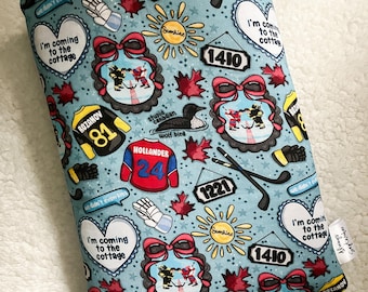 Hockey Face Off Inspired Bookish Sleeve / iPad / Tablet / Kindle Cover