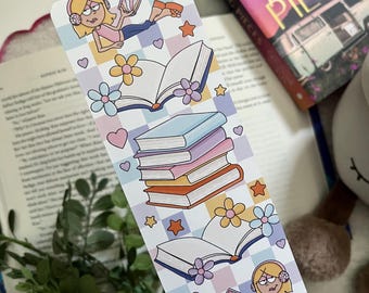 Booked and Busy Y2K Inspired Bookmark, Book Club Bookmark, Cute Bookmarks, Romance Bookmark, Bookworm Gifts, Book Lovers