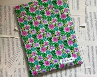 Watercolour Succulent Bookish Sleeve/iPad/Tablet Cover