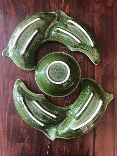 Mid Century California Pottery, Vintage Chip and Dip Bowl Mid Century California Pottery, Vintage Chip and Dip Bowl