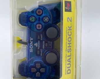 Sony Playstation2 PS2 Dual Shock 2 Analog Controller, Ocean