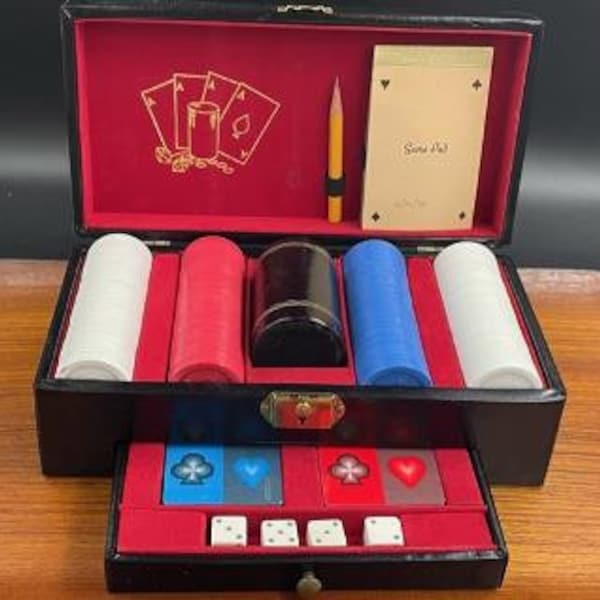 Poker Set Etsy
