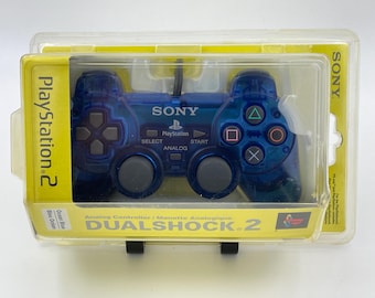 Sony Playstation2 PS2 Dual Shock 2 Analog Controller, Ocean