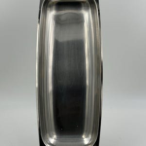 Mid Century Stainless Steel Arthur Salm Asparagus Tray, Long Rectangular Dish, Made in Sweden