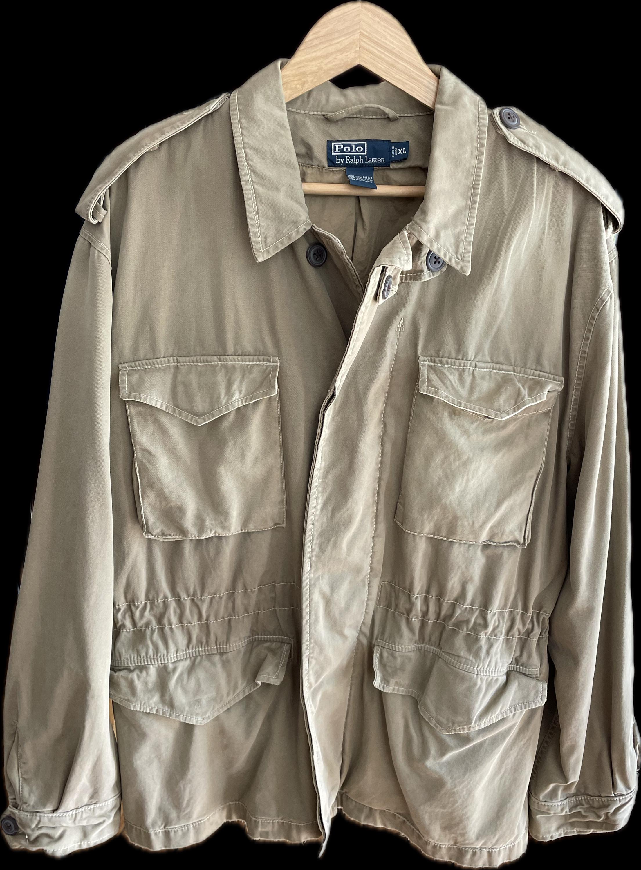 Vintage Polo Ralph Lauren Men's Field Jacket, Size XL, Khaki