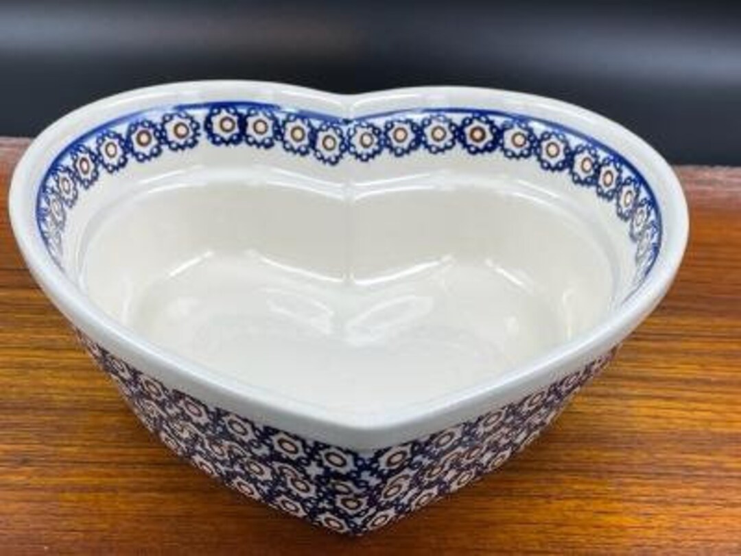 Authentic Polish Pottery Dessert Plate In Pineapple