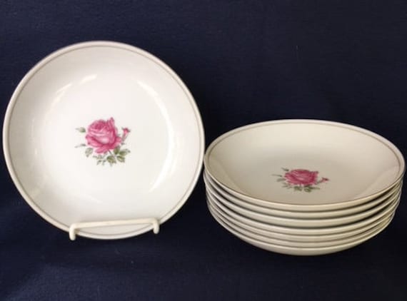 Set of FOUR IMPERIAL 7 58 inches Very Good Condition 4 1960/'s Vintage Coupe Soup Bowls Style House China