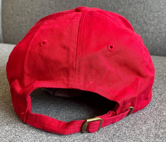 Vintage Polo Sport Ralph Lauren Baseball Cap, Men's, Red Cotton