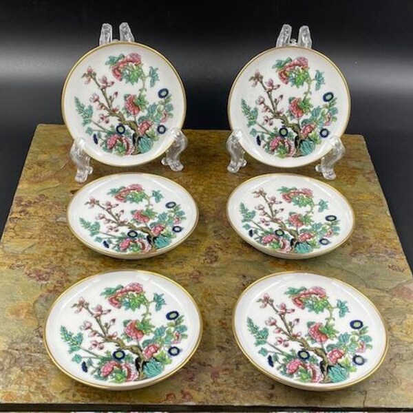 German Porcelain Coasters Vintage Etsy