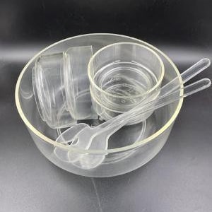 Personalized Acrylic Salad Bowl w/Divider and Salad Hands – Cat's